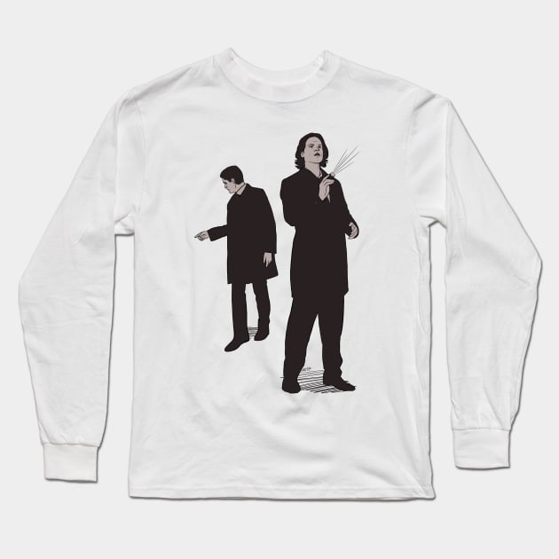 Agents Sam and Dean Long Sleeve T-Shirt by Armellin